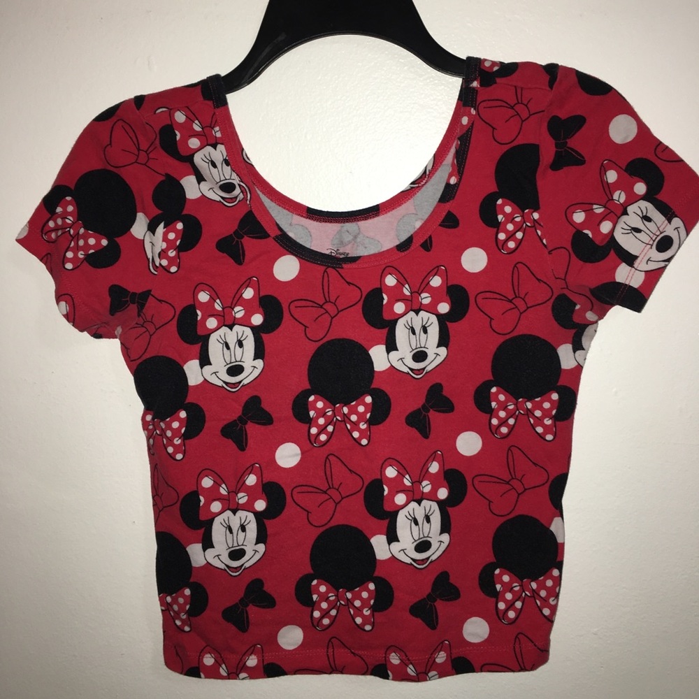 Minnie Mouse Crop Top